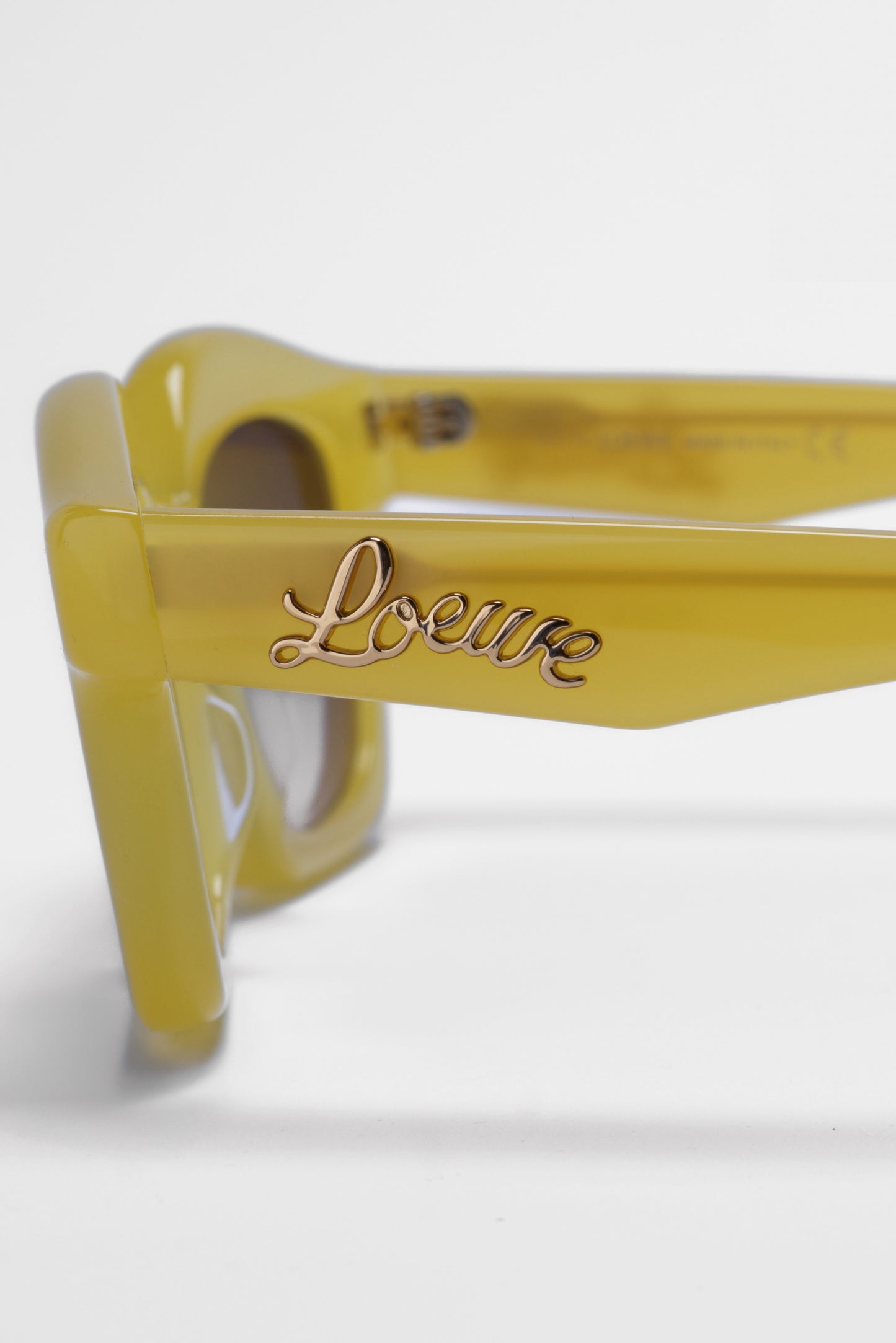 Loewe Arched Yellow Sunglasses