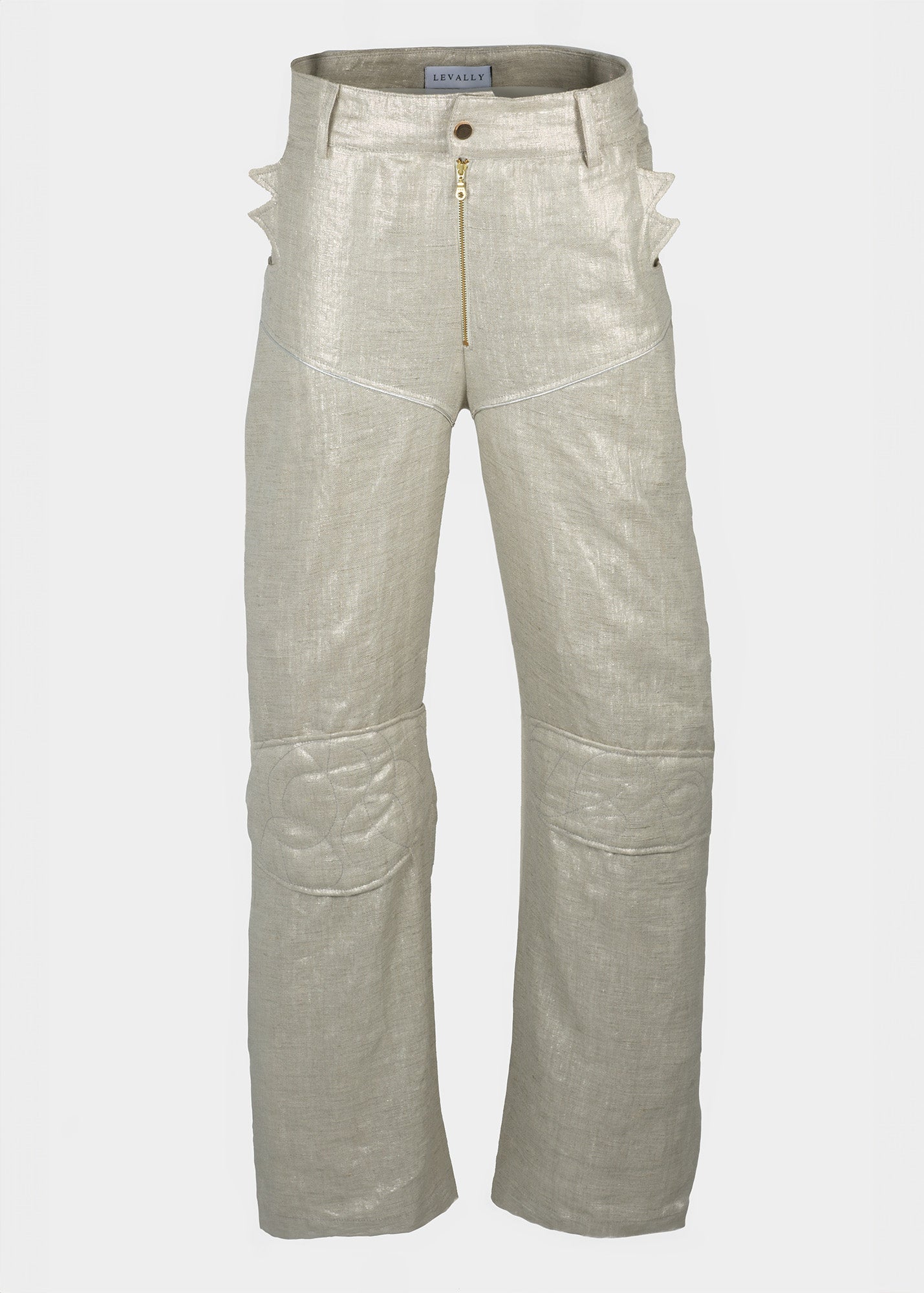Levally Linen Motorcycle Pant