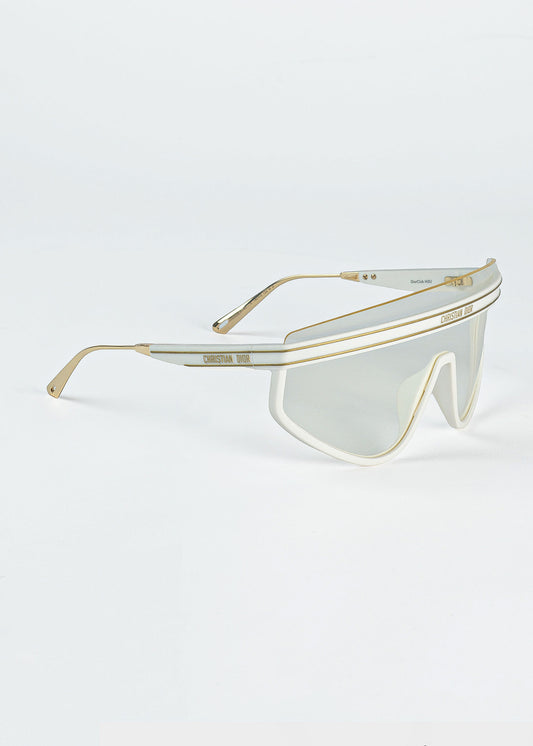 Dior Club M2U Mask Ivory Sunglasses
